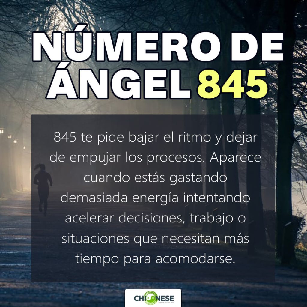 845 significado espiritual