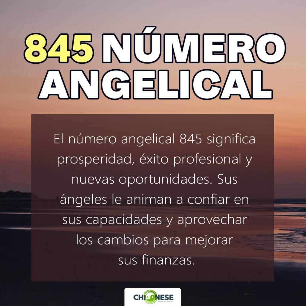 845 significado espiritual