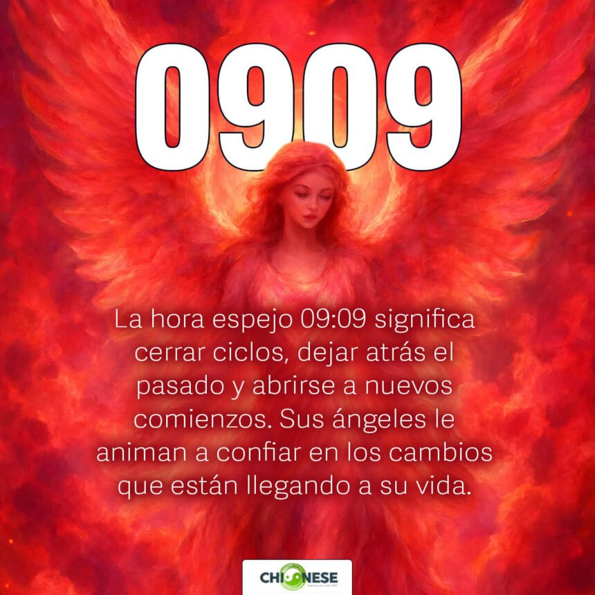0909 hora espejo significado
