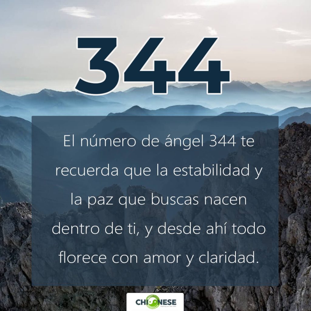 344 numero angelical