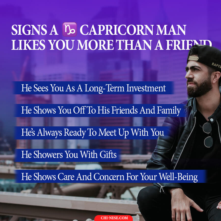 How To Tell If A Capricorn Man Likes You More Than A Friend