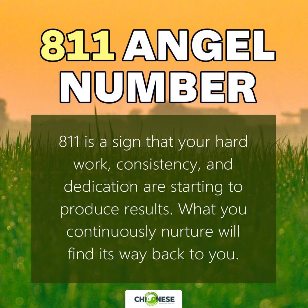 811 angel number spiritual