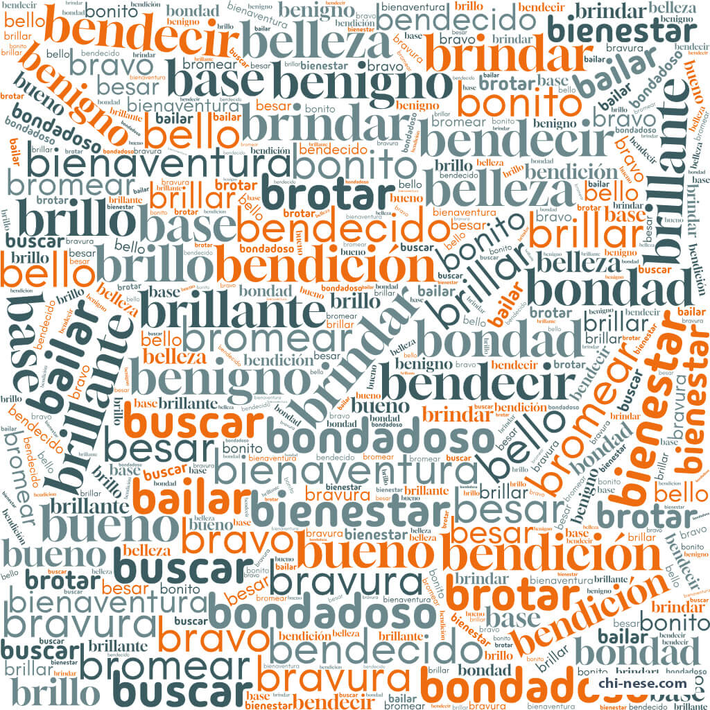 palabras positivas que empiezan por b