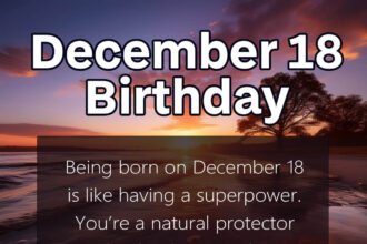 december 18 birthday personality