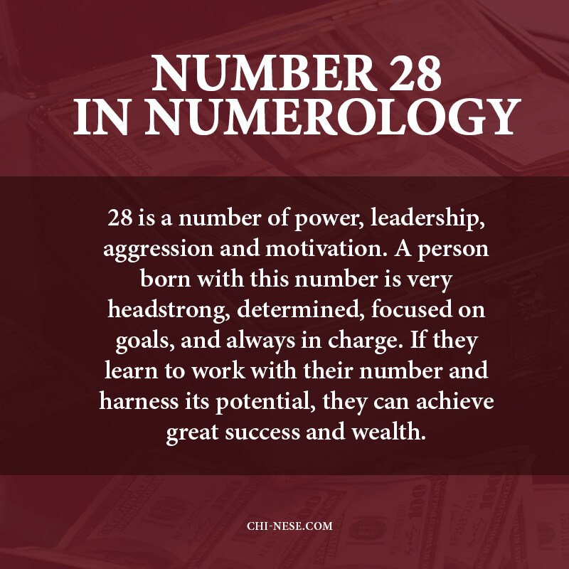 28 in numerology