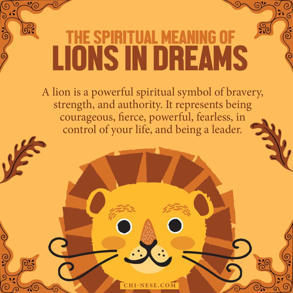 spiritual meaning of lions in dreams