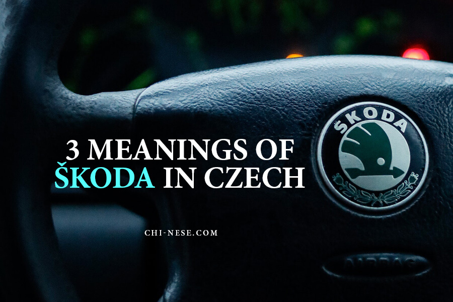 what does skoda mean in czech