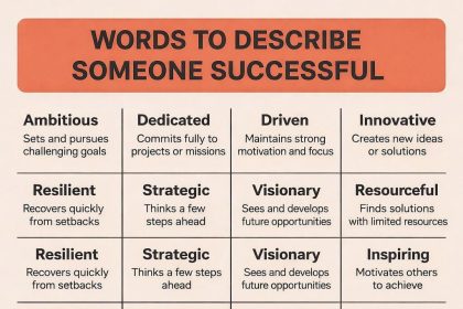 words to describe someone successful