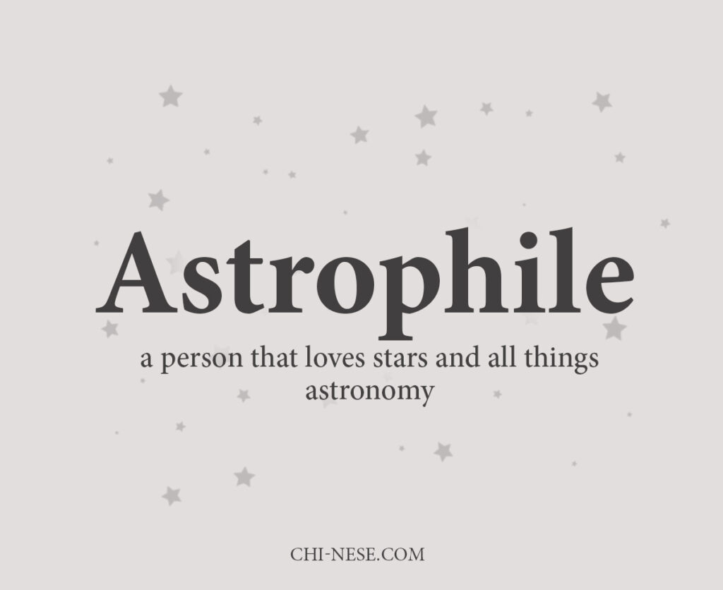 astrophile meaning