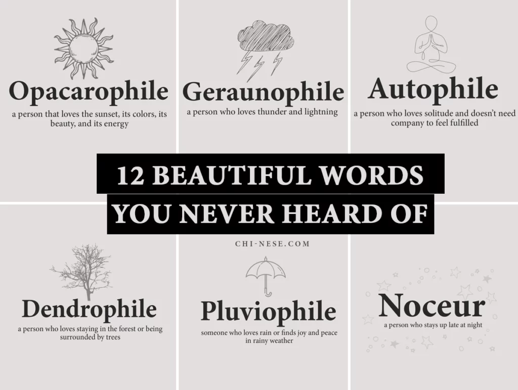 beautiful words with meaning
