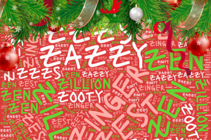christmas words that start with z