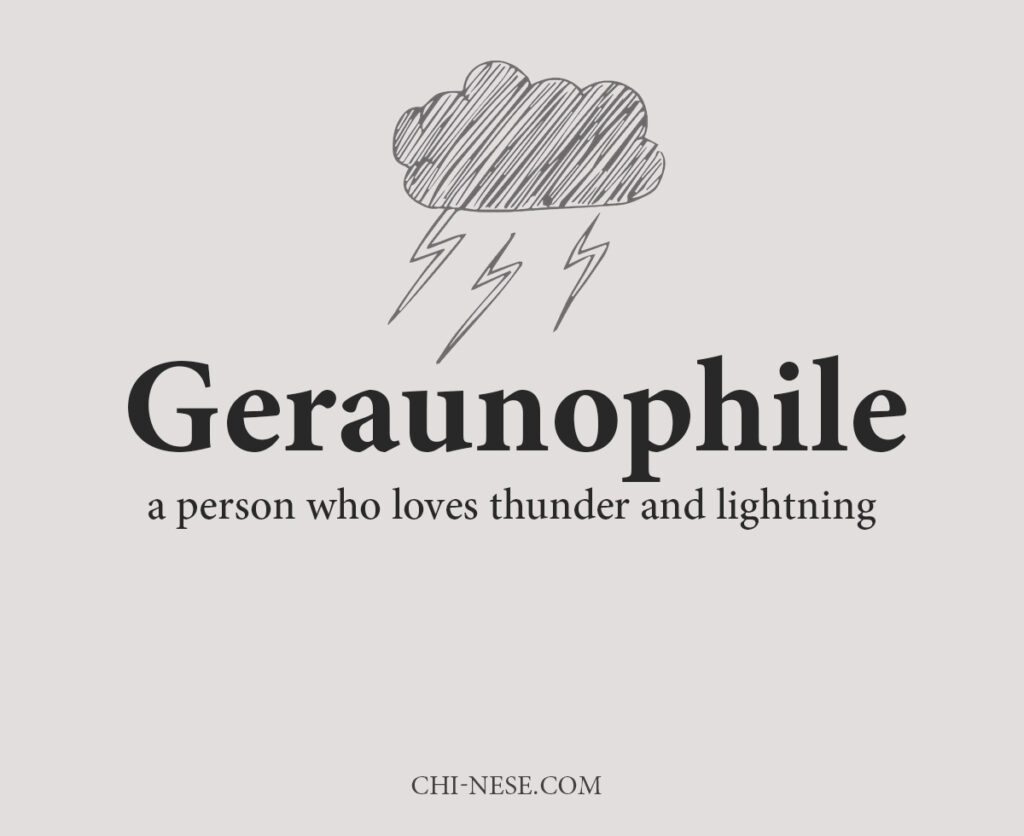 geraunophile meaning