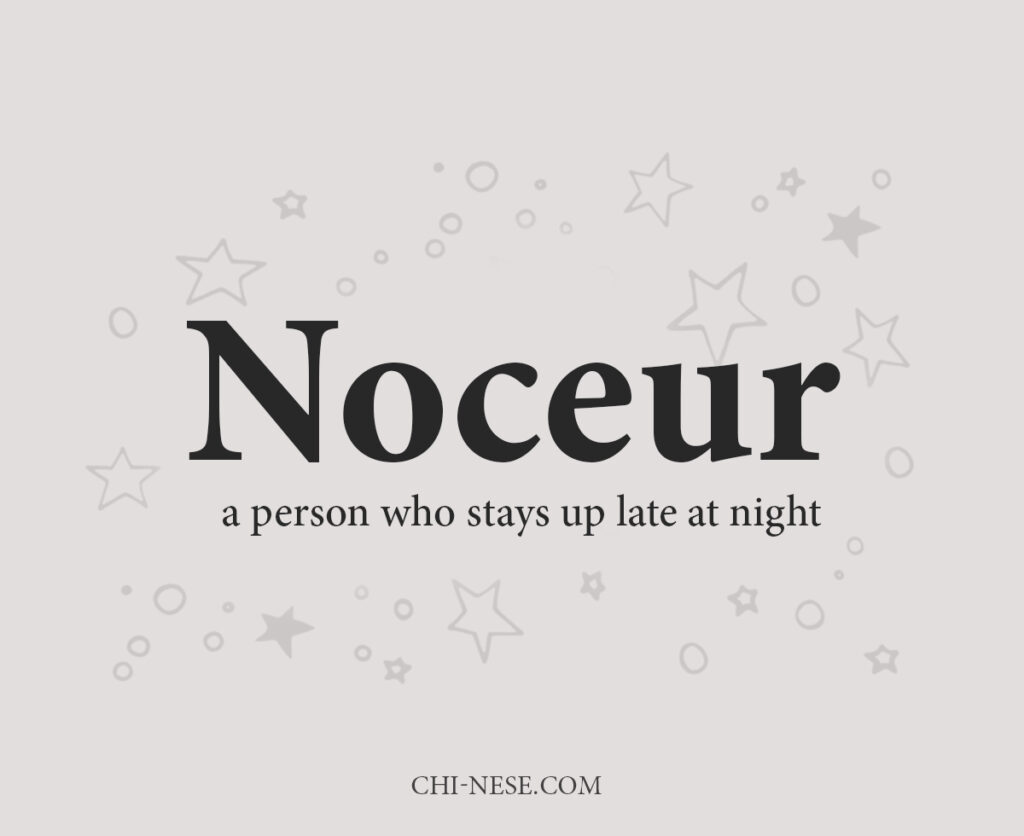 noceur meaning