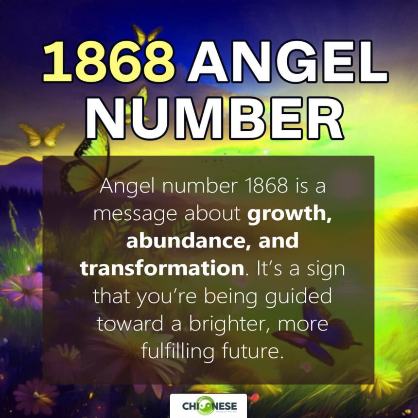 1868 angel number