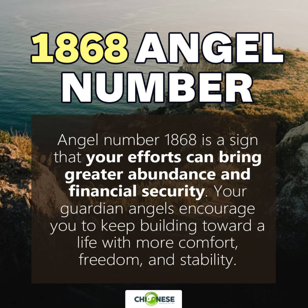 1868 angel number