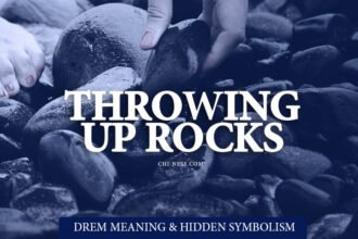 dream about throwing up rocks