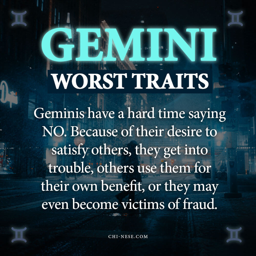gemini bad traits