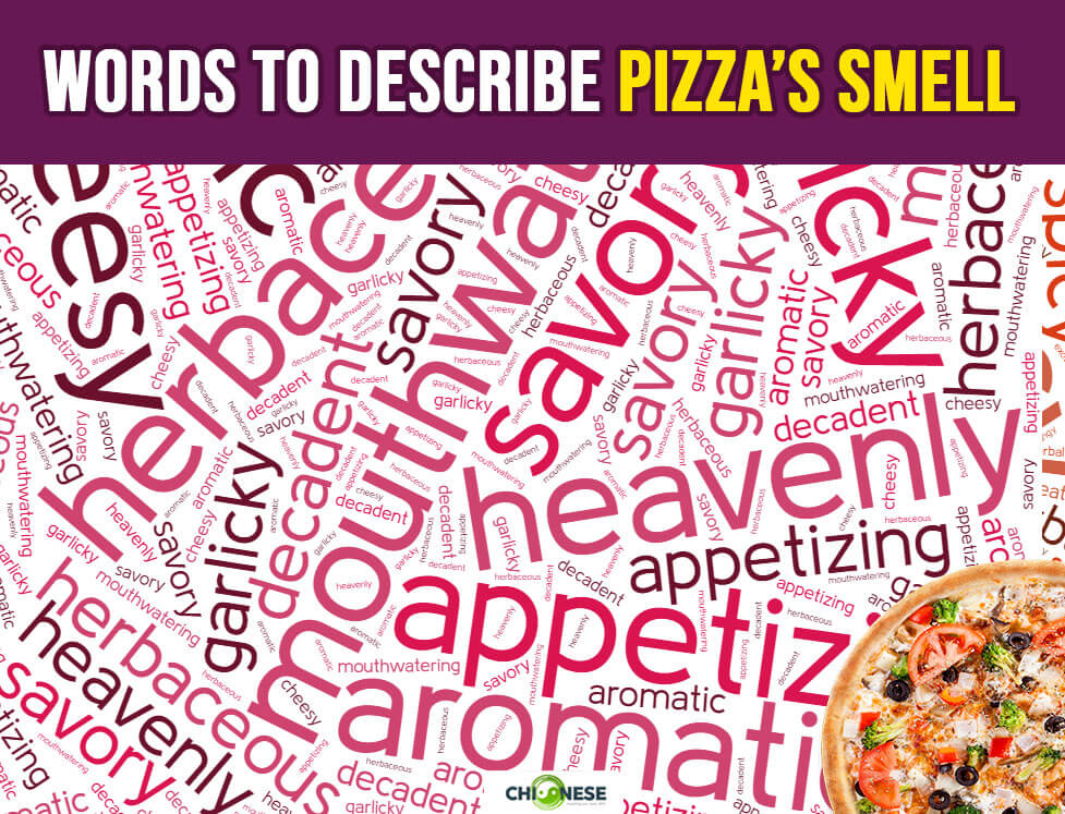 words to describe pizza smell