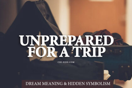 dream about being unprepared for a trip