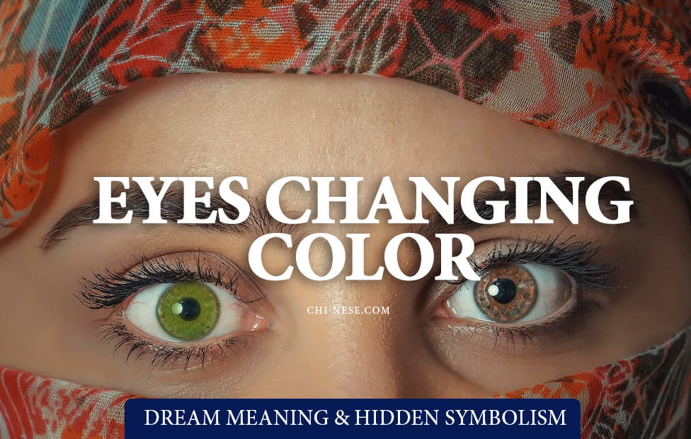 dream about eyes changing color