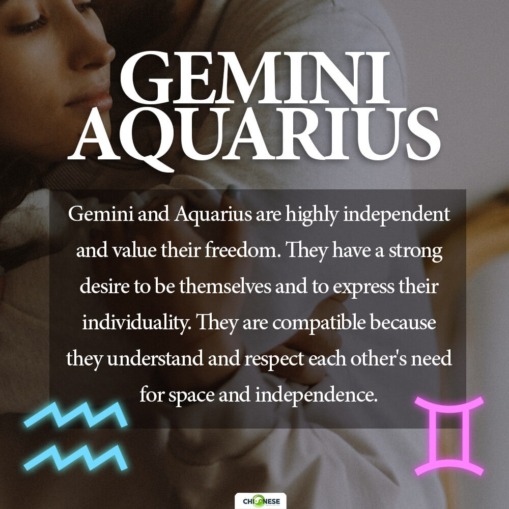 gemini woman aquarius man compatibility