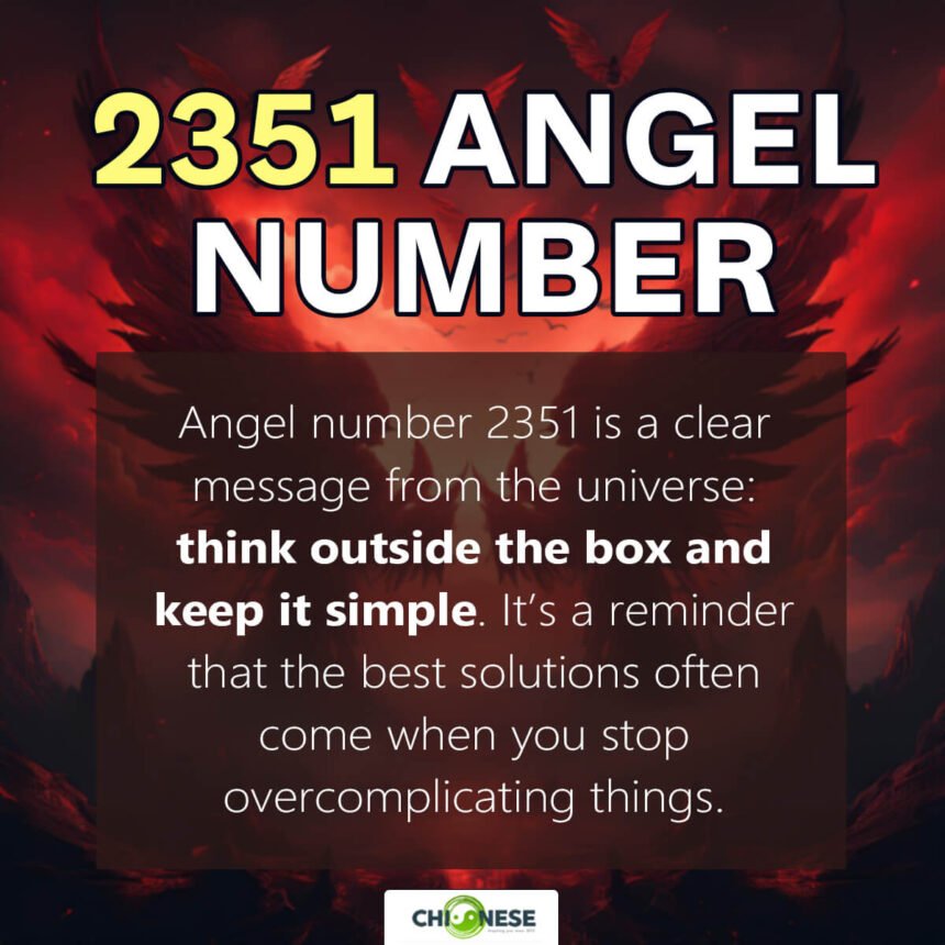 Angel Number 2351: A Sign to Think Outside the Box