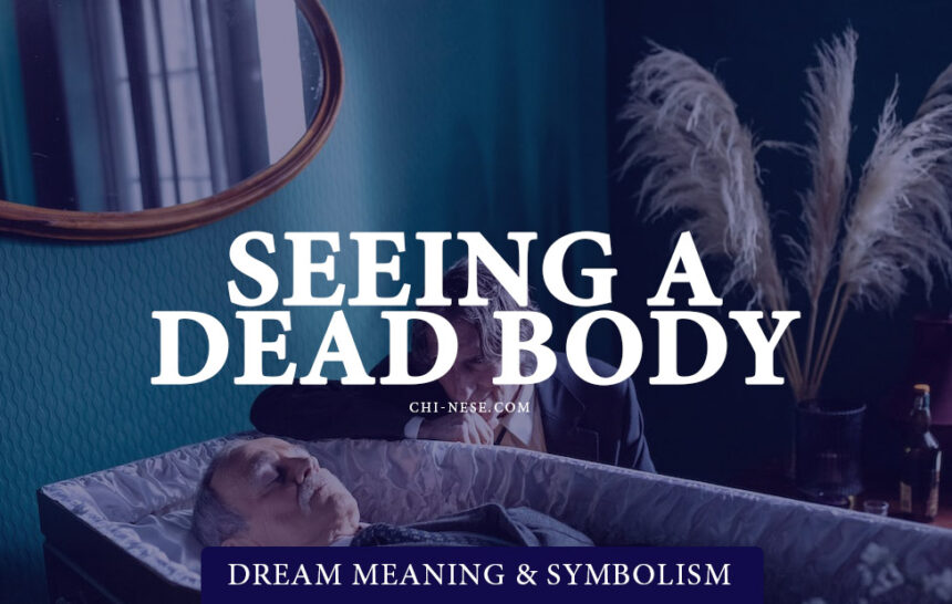 dream about seeing a dead body