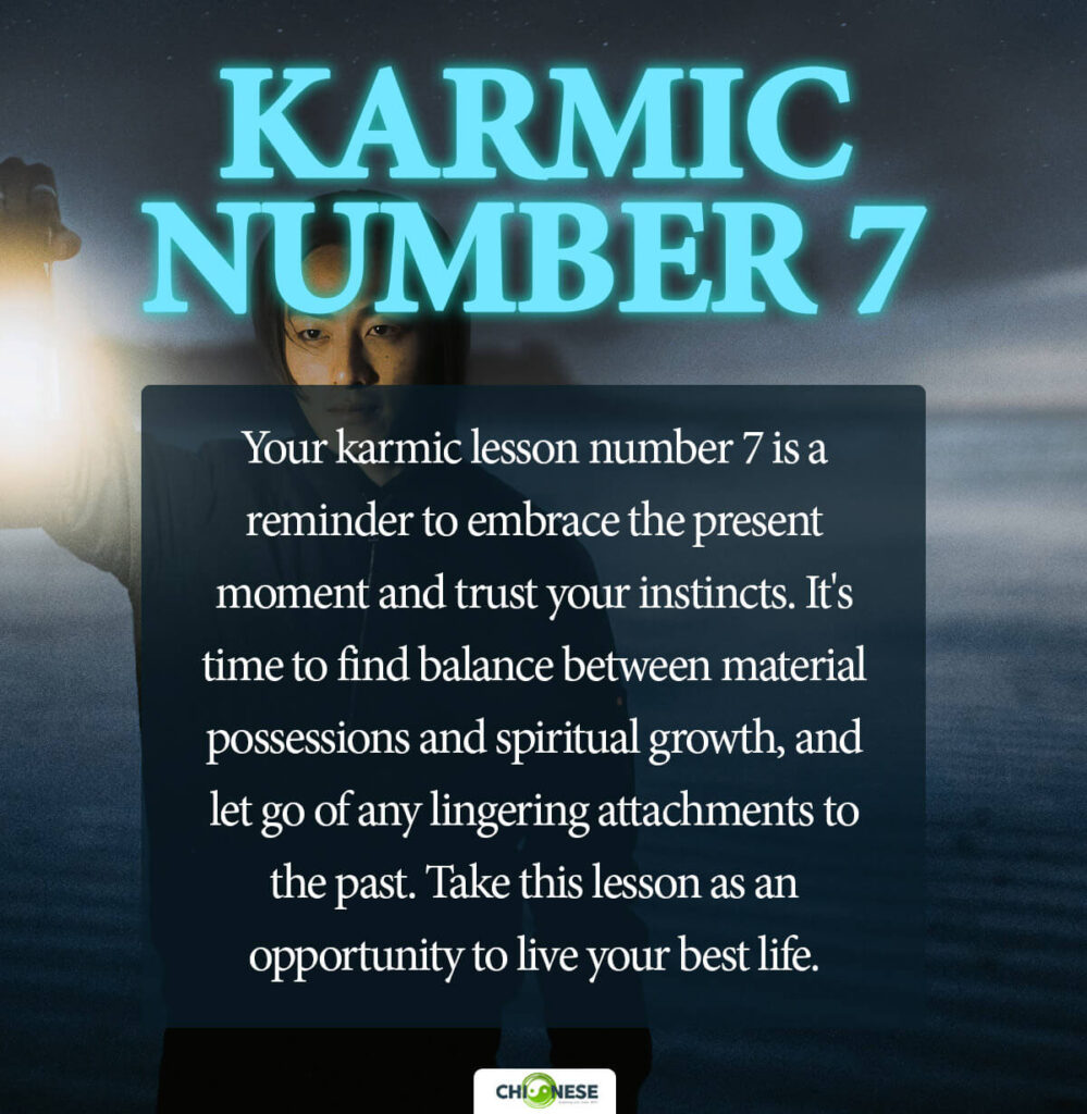 karmic lesson number 7