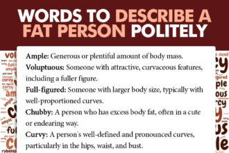 words to describe a fat person politely without sounding rude
