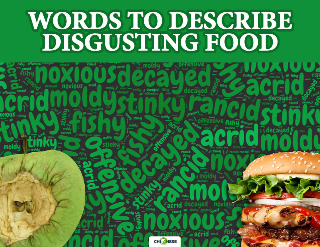 words to describe disgusting food