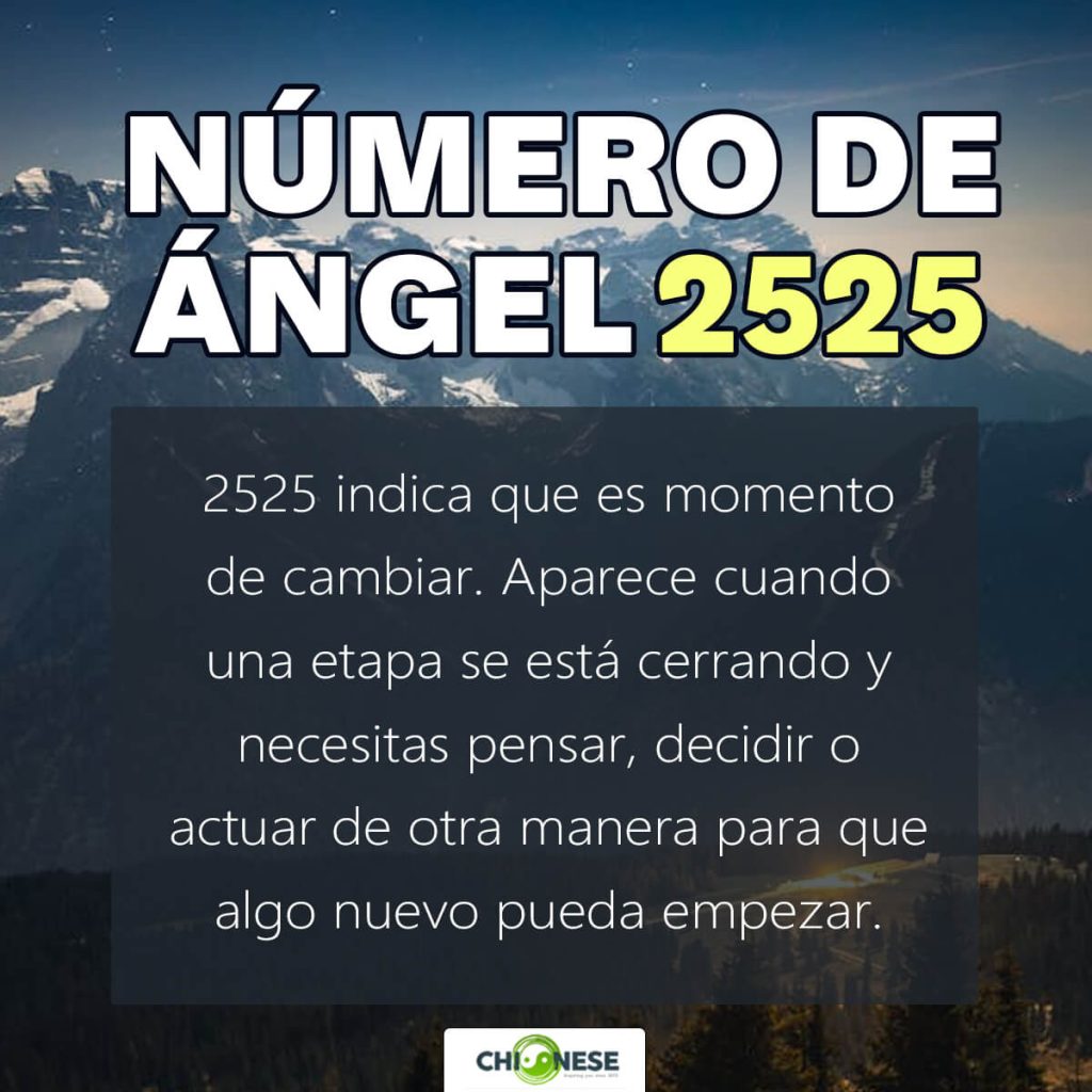 2525 significado espiritual