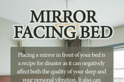 mirror facing bed superstition
