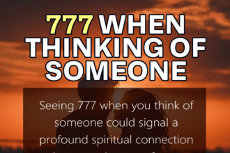 seeing 777 when thinking of someone