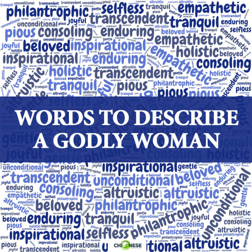 Words To Describe A Godly Woman