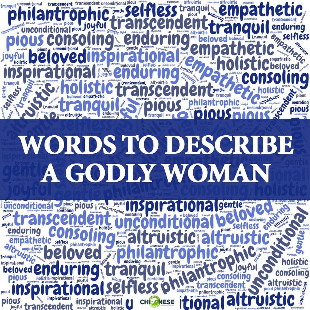 Words To Describe A Godly Woman