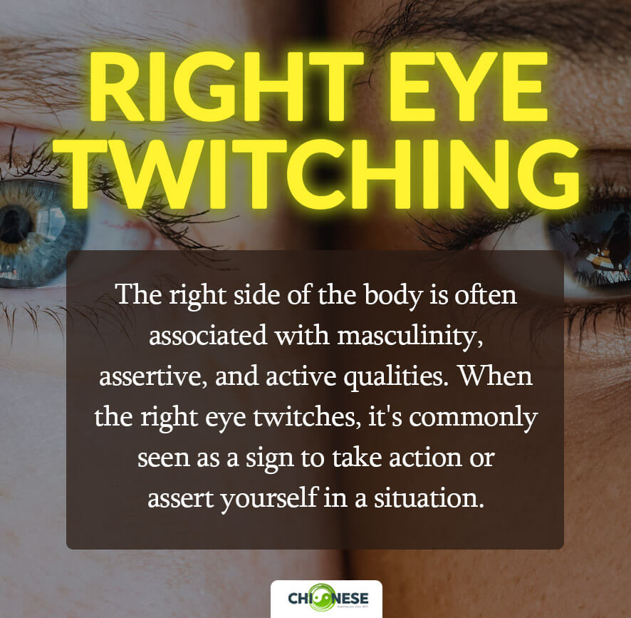 right eye twitching spiritual meaning