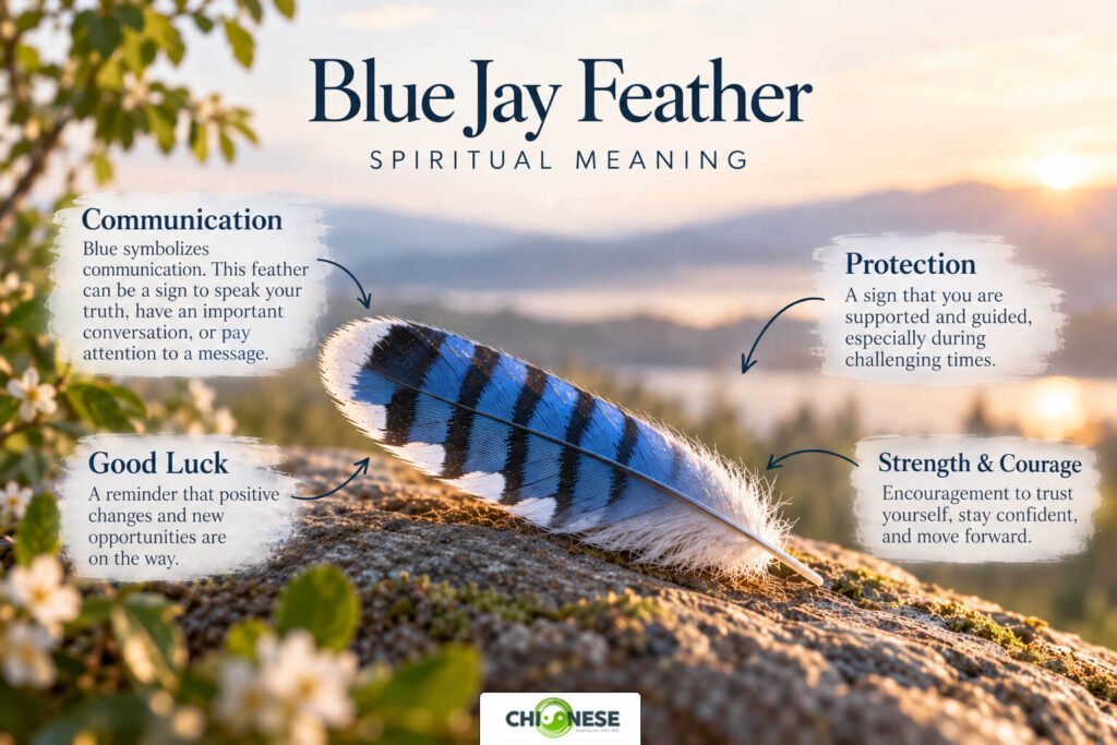 finding blue jay feather spiritual meaning