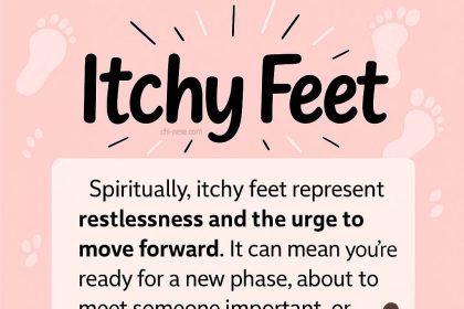 right foot itching spiritual meaning