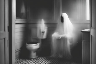 ghosts watch you poop