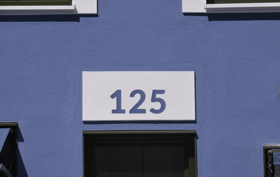 house number 125