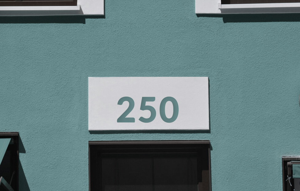 house number 250