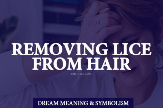 removing lice from hair in dream meaning