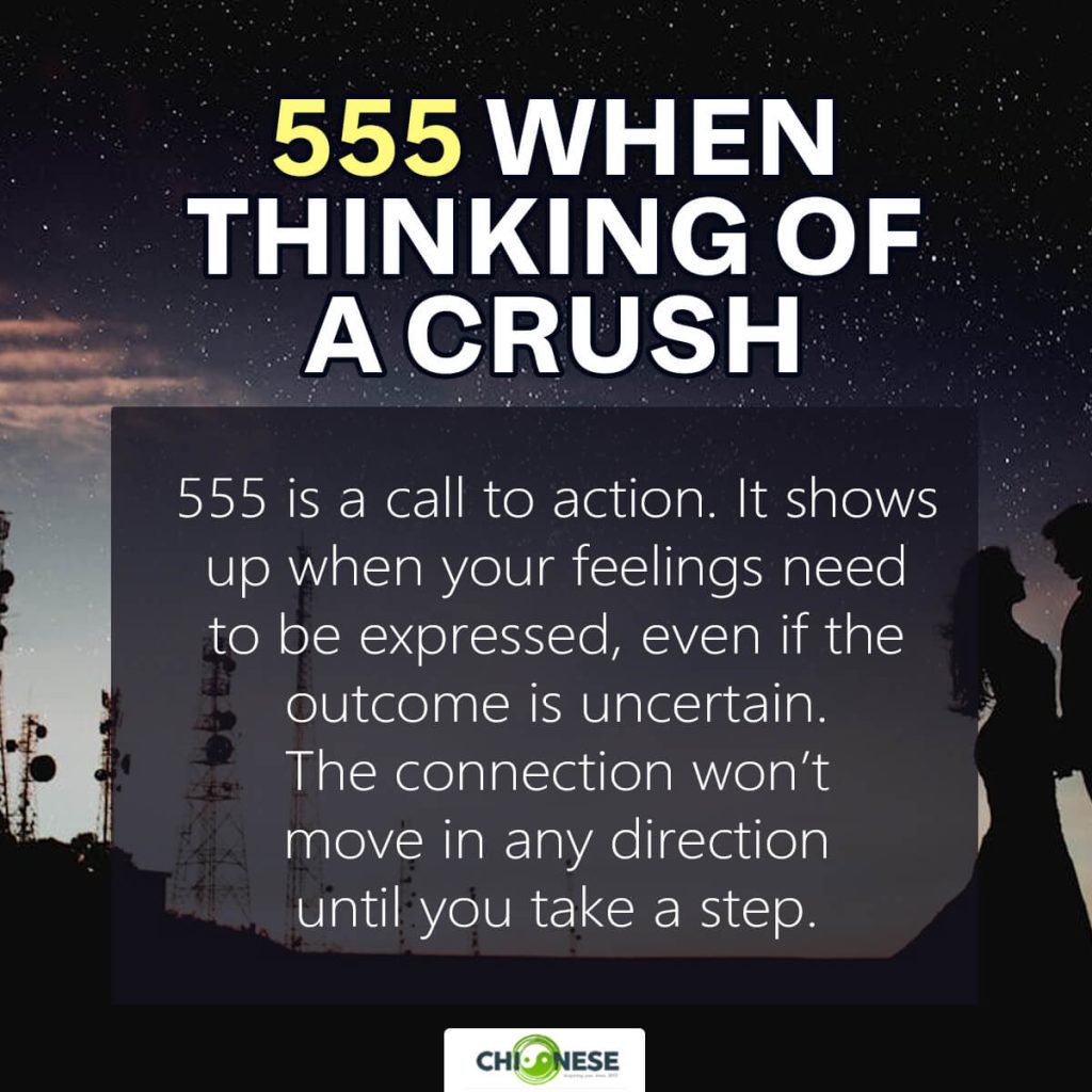 seeing 555 when thinking of crush