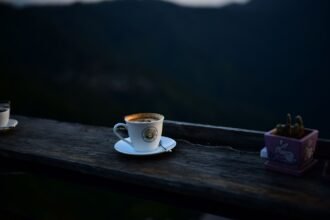 smelling coffee at night