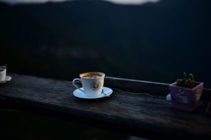 smelling coffee at night
