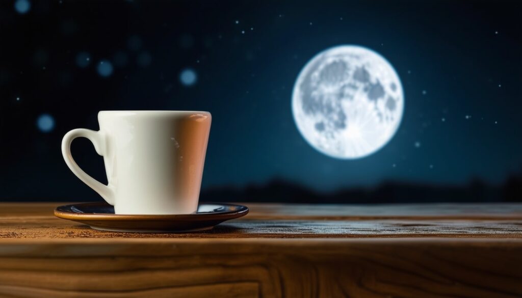 smelling coffee in the middle of the night