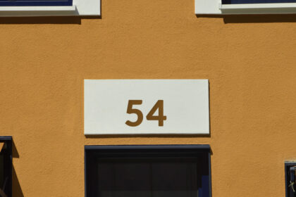 house number 54 meaning