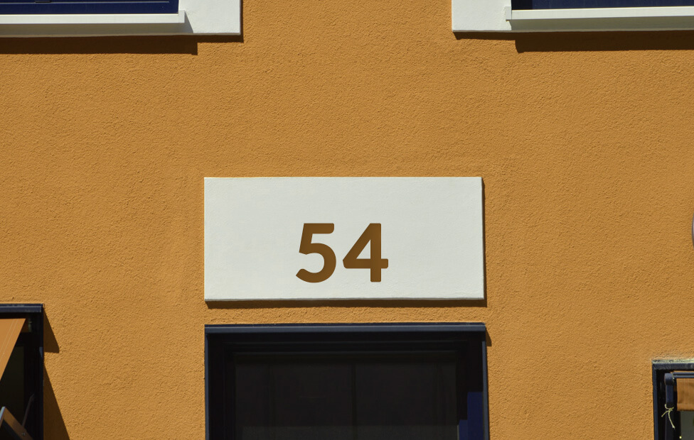 house number 54 meaning