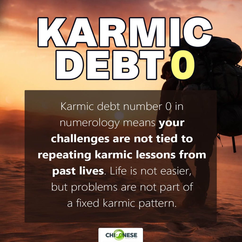 karmic debt number 0