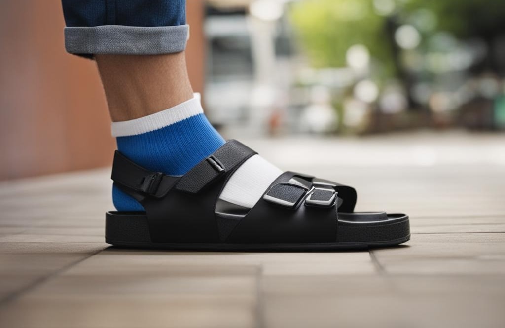 socks in sandals